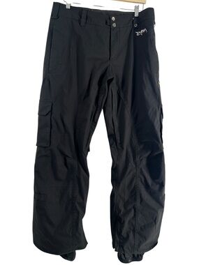 Burton stow cargo snow pants ski snowboard mountain outdoors warm sz lg